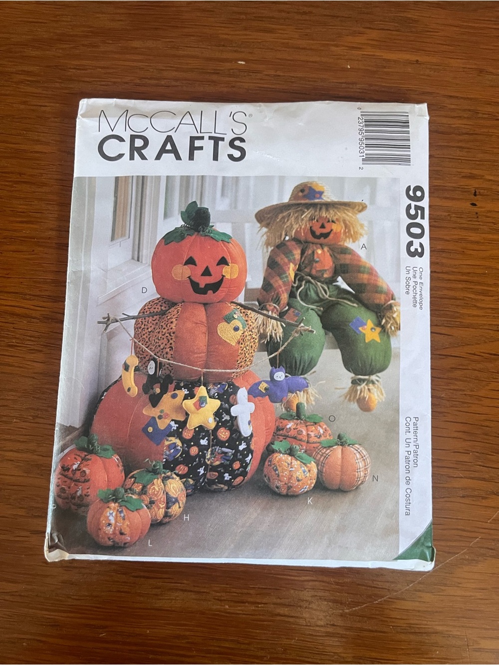 Vintage 1998 Mccalls Crafts 9503 Halloween